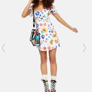 New delias dolls kill floral dress medium